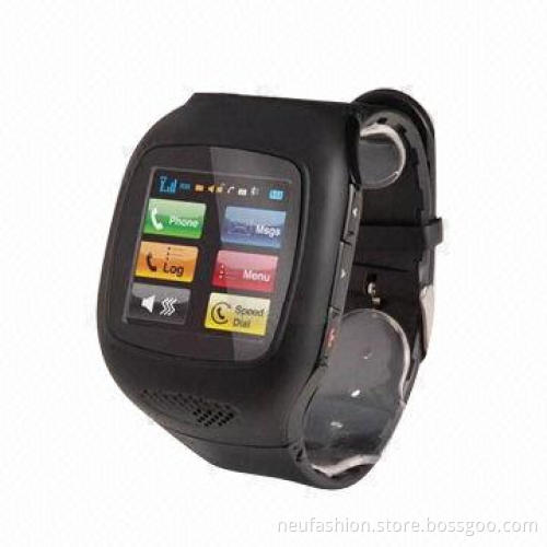GPS Touchscreen Watch Phone with Built-in Bluetooth, Supports T-Flash Card Up to 32GB Memory